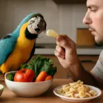 Alimentazione del pappagallo domestico: gli errori comuni che mettono a rischio la sua salute