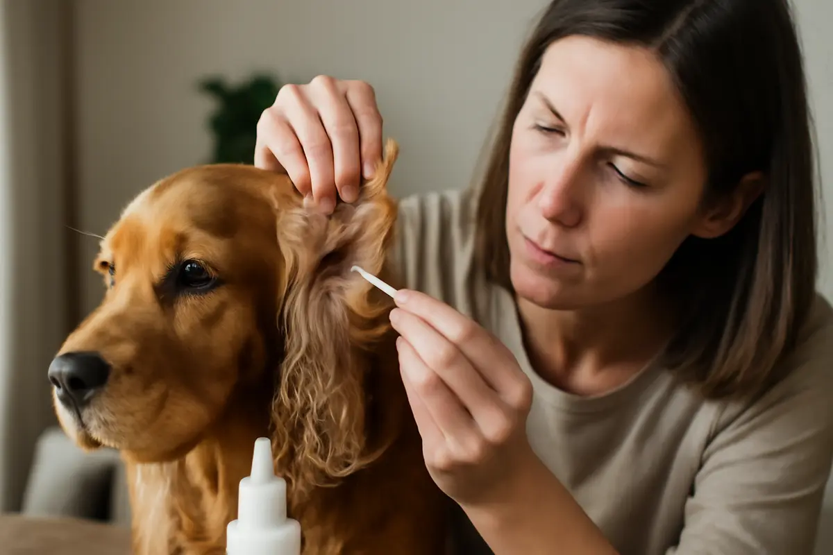 Pulizia delle orecchie nei cani a orecchie pendenti: tecniche poco note che riducono il rischio di infezioni