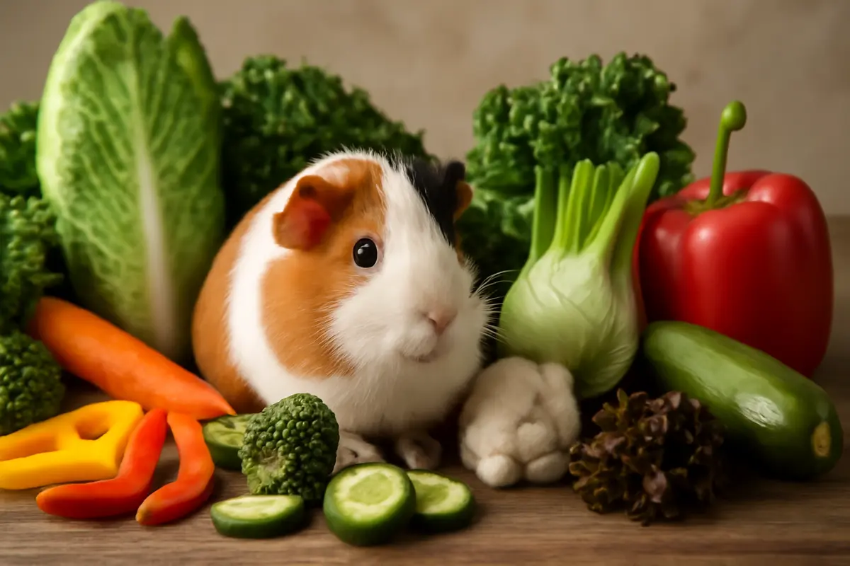 Quali verdure sono adatte alla dieta del porcellino d’India? Lista completa per evitare disturbi