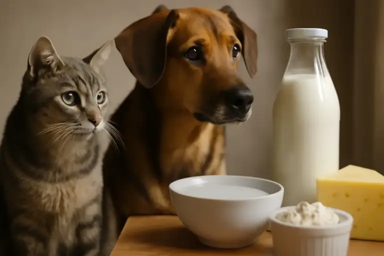 Latte e derivati: i rischi nascosti per cani e gatti che pochi padroni conoscono