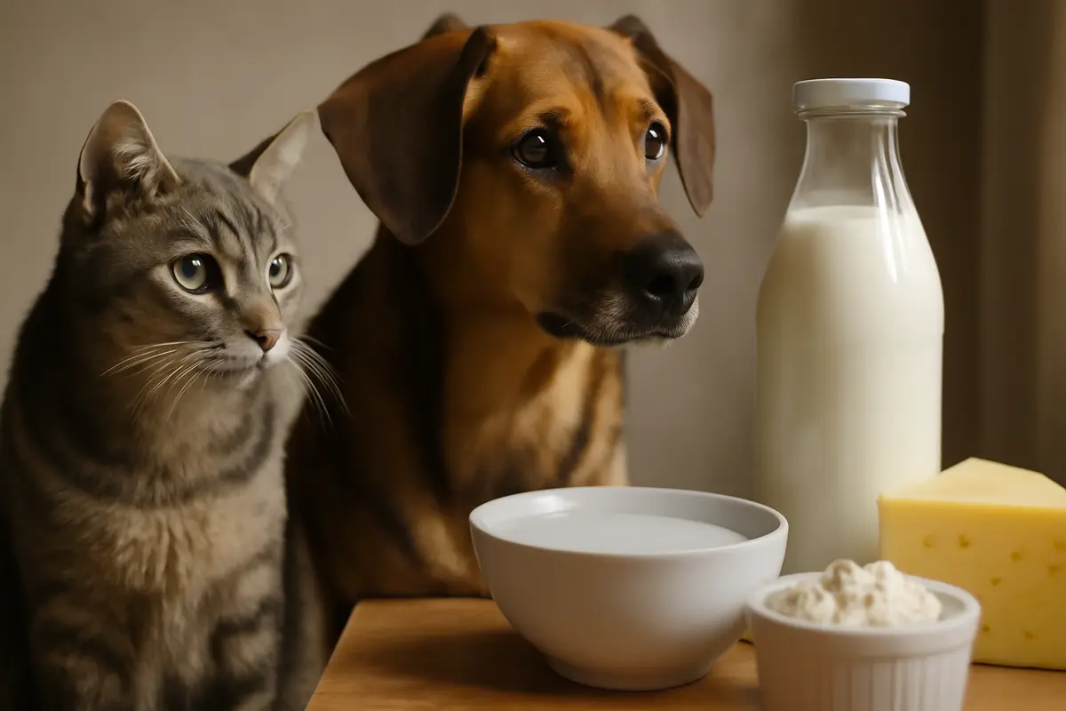 Latte e derivati: i rischi nascosti per cani e gatti che pochi padroni conoscono
