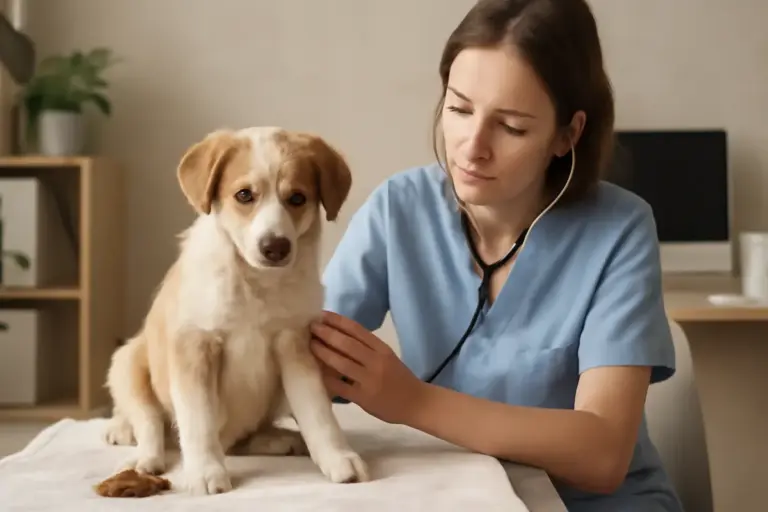 Cucciolo di cane con diarrea persistente: approccio corretto per risolvere senza stress inutile