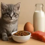 Pasto bilanciato per cuccioli di gatto svezzati: le componenti che non possono mancare