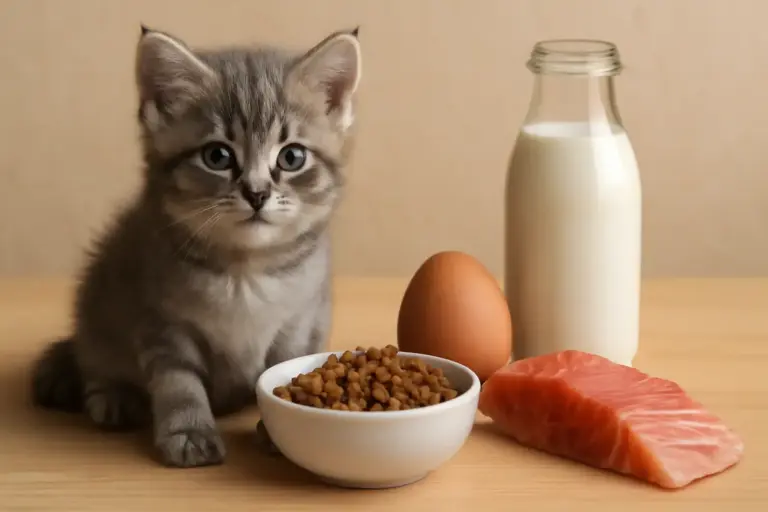 Pasto bilanciato per cuccioli di gatto svezzati: le componenti che non possono mancare