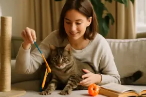 Come prevenire la noia nei gatti d’appartamento? attività quotidiane che rafforzano il legame